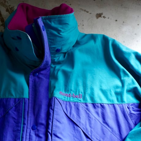 old mont-bell good color nylon jkt