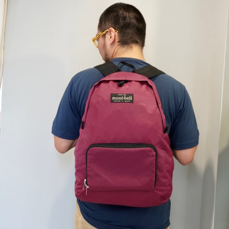 used 90s oldmont-bellパッカブルナイロンバックパックパープル mont-bellオールド モンベル 90s パッカブル バックパック