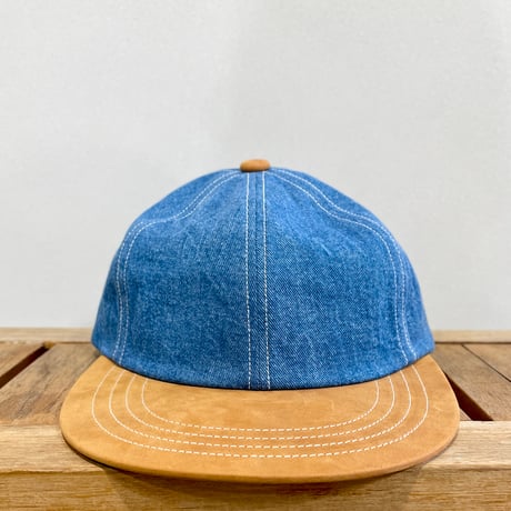 THE FACTORY MADE × HIGE LEATHER LONGBILL CAP