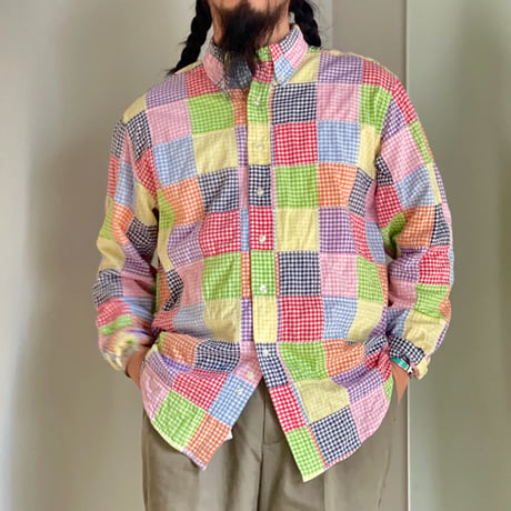 BROOKS BROTHERS PATCHWORK SHIRT