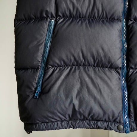old mont-bell down vest reversible