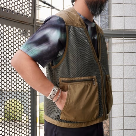 old mont-bell mesh vest