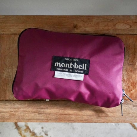 old mont-bell pocketable day pack  Burgundy