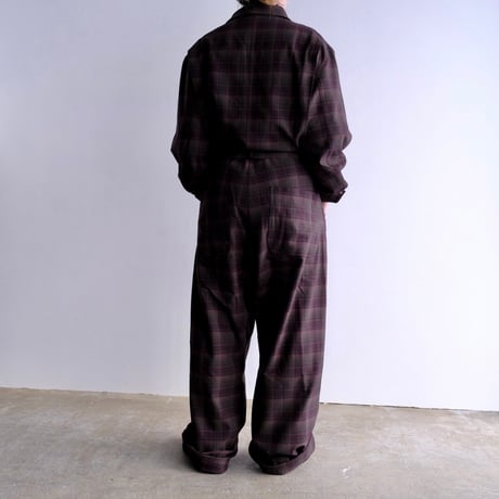 N.C.  "A.R SUIT"  brown plaid