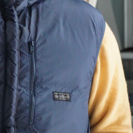 old mont-bell down vest reversible