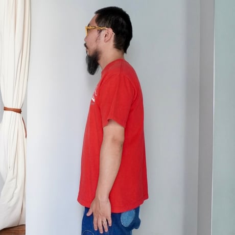 old mont-bell good print Tee