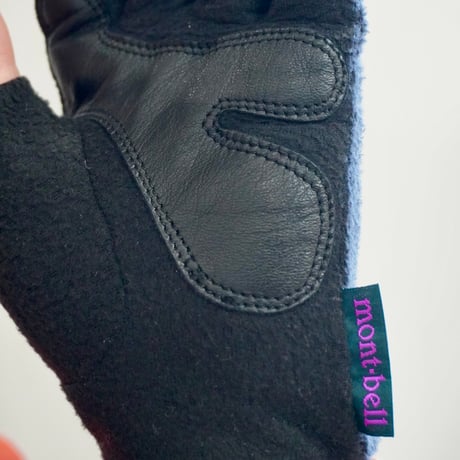 old mont-bell fingerless glove dead stock