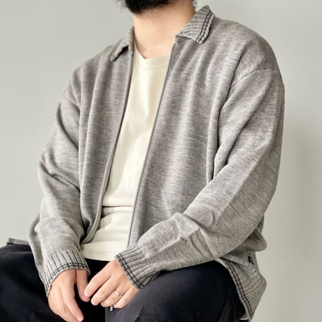 JOHN SMEDLEY zip cardigan