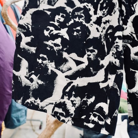 woodstock print shorts