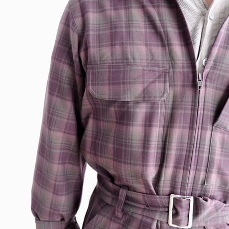 N.C.  "A.R SUIT"  brown plaid