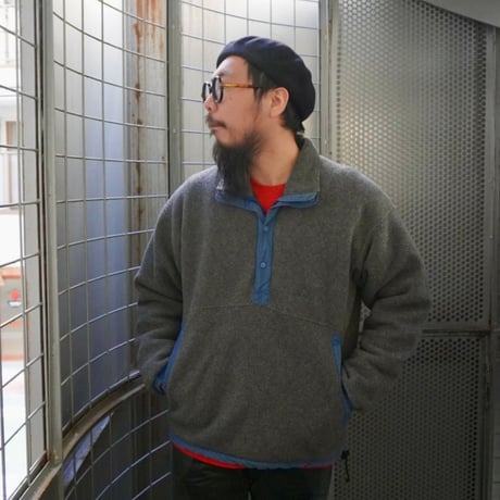 old mont-bell fleece half zip P/O