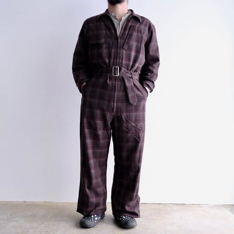 N.C.  "A.R SUIT"  brown plaid