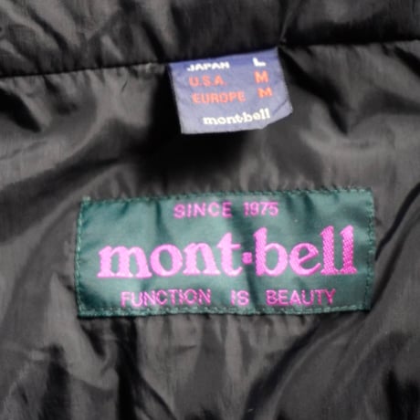 old mont-bell down jacket