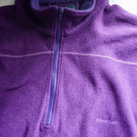 old mont-bell half zip fleece made in USA