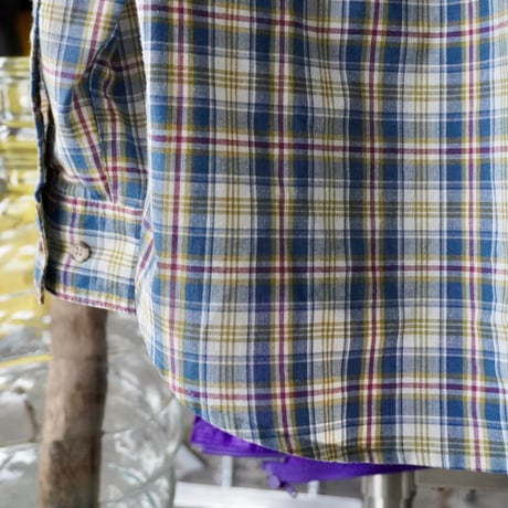 old mont-bell plaid shirt