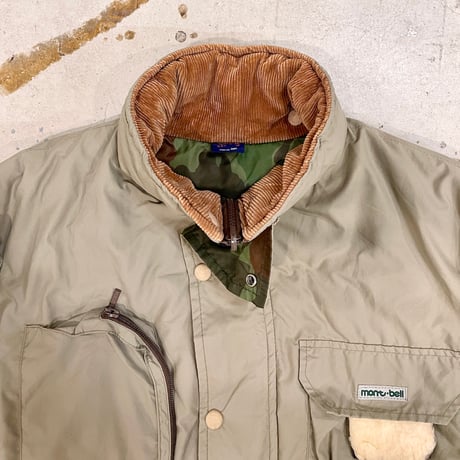 old mont-bell fishing jacket reversible