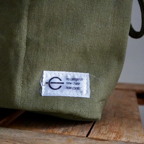 THE CORE OF THINGS × N.C reversible pouch bag stencil  4