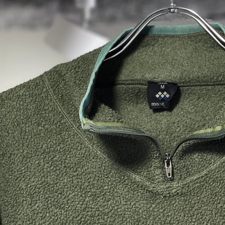 old mont-bell  half zip fleece P/O