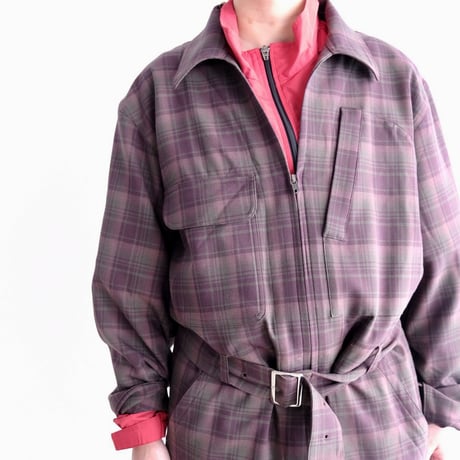 N.C.  "A.R SUIT"  brown plaid