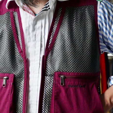 old mont-bell mesh vest