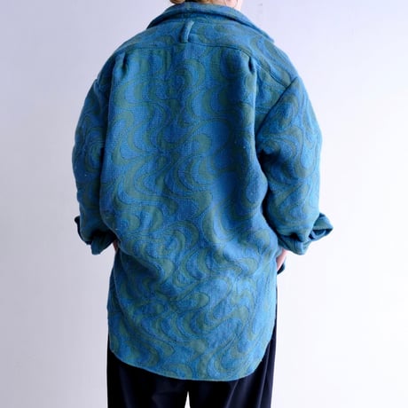 N.C.  "O.F SHIRT"  vintage U.S fabric