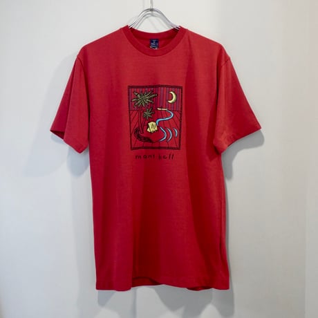 old mont-bell good print Tee