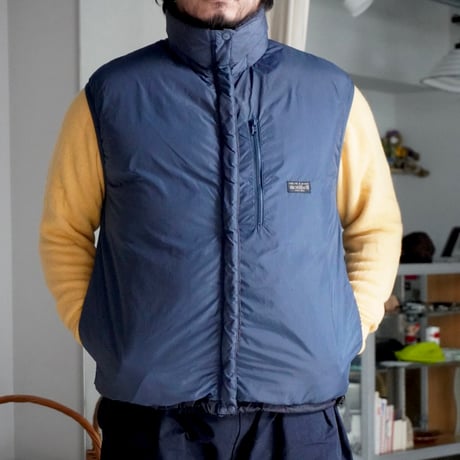 old mont-bell down vest reversible