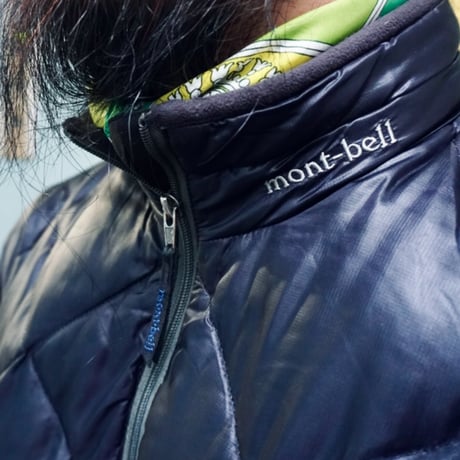 old mont-bell lightweight down jkt  black