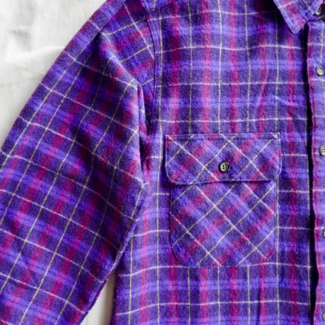 old mont-bell plaid shirt