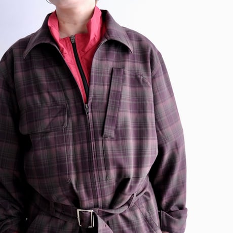 N.C.  "A.R SUIT"  brown plaid