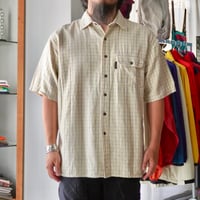 old mont-bell  Guatemalan Hand Woven shirts S/S