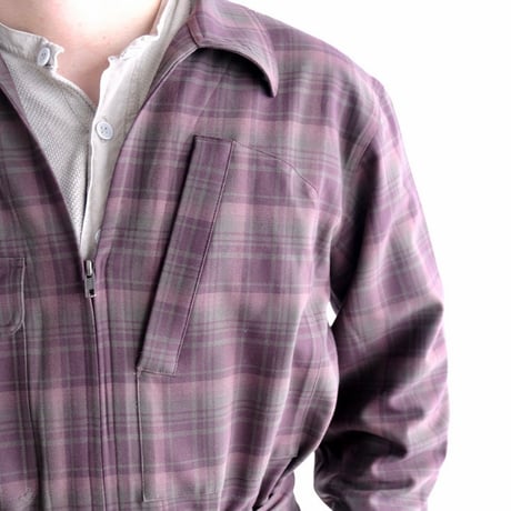N.C.  "A.R SUIT"  brown plaid
