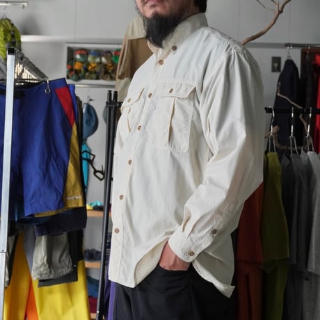 old mont-bell nylon shirt