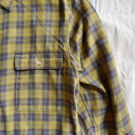 old mont-bell plaid shirt