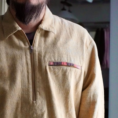 old mont-bell Guatemala zip shirt