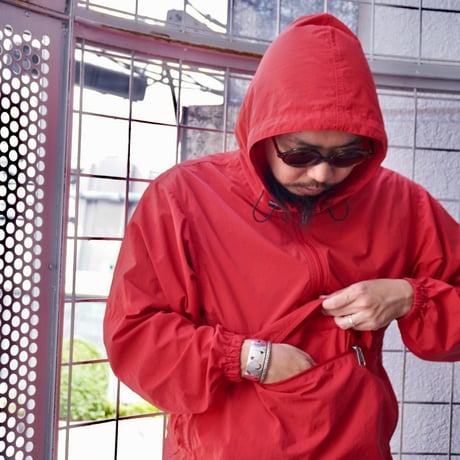 old mont-bell nylon anorak