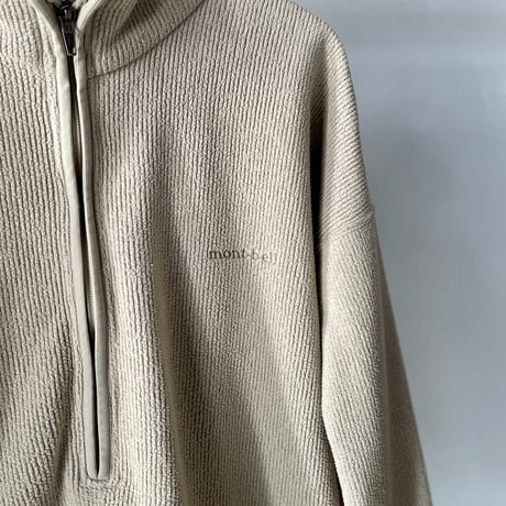 old mont-bell  half zip fleece P/O