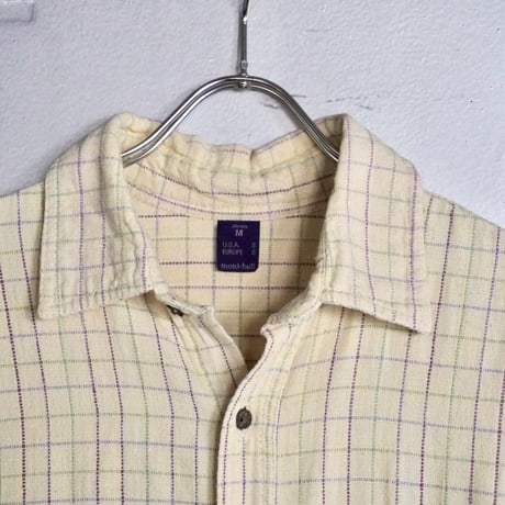 old mont-bell  Guatemalan Hand Woven shirts S/S