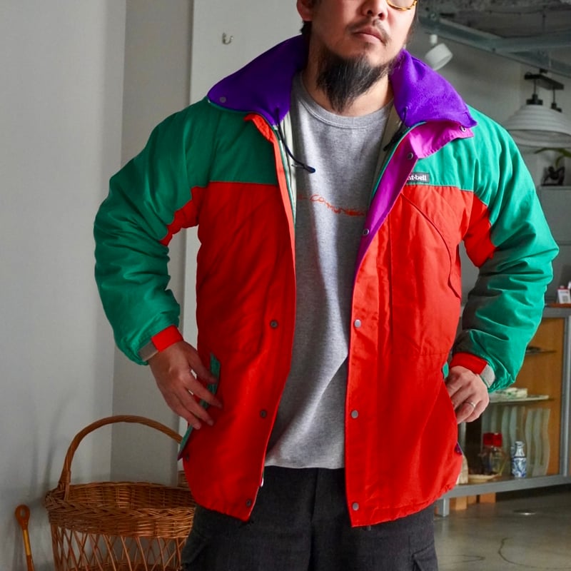 old mont-bell awesome color nylon jacket | HIGE