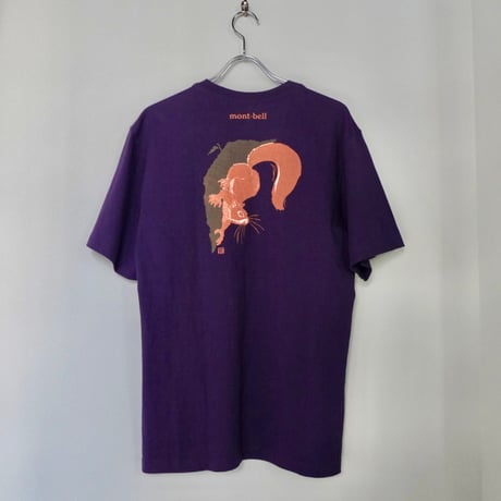 old mont-bell good print Tee