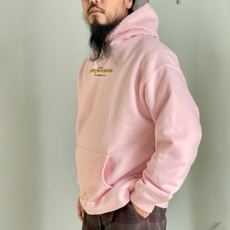 N.C.  "Goodbye Boredom"  HOODIE pink