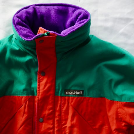 old mont-bell awesome color nylon jacket