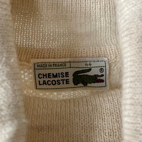 lacoste turtle knit