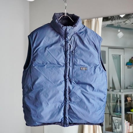 old mont-bell down vest reversible