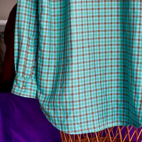 old mont-bell plaid shirt
