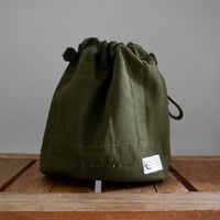 THE CORE OF THINGS × N.C reversible pouch bag solid 2