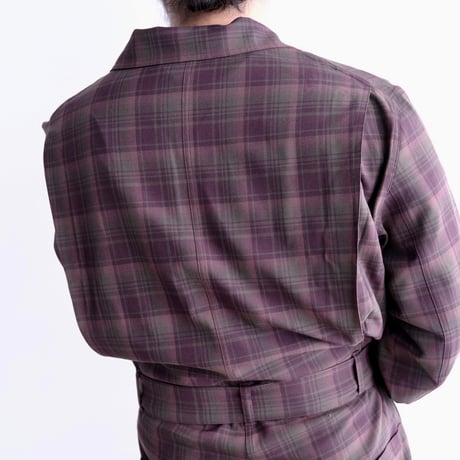N.C.  "A.R SUIT"  brown plaid