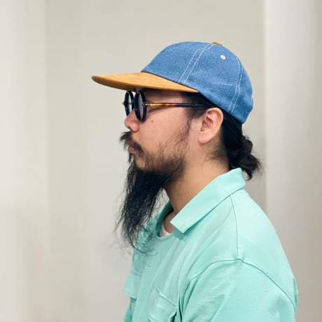 THE FACTORY MADE × HIGE LEATHER LONGBILL CAP
