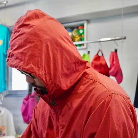 old mont-bell nylon anorak