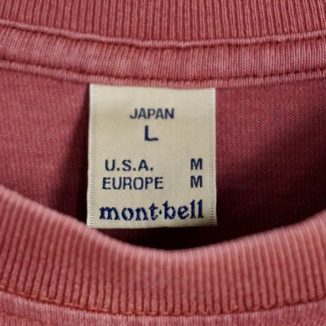old mont-bell print Tee